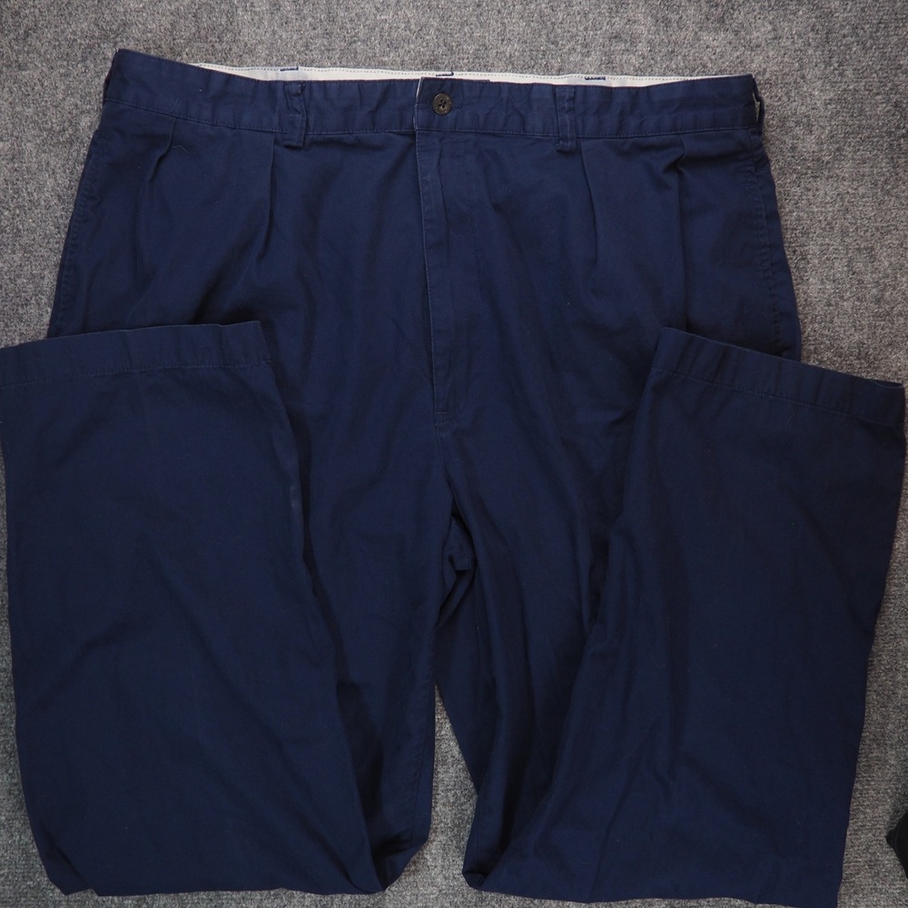 Polo Golf Pants Mens 40x32 Classic Golf Pant Navy Blue Solid Chino Preppy Sporty